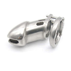 Stainless Steel Men's Long Chastity Cages – product view 7