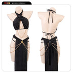 Sexy Queen Fan Ancient Style Egyptian Cat Girl Uniform Sexy Lingerie – product view 3
