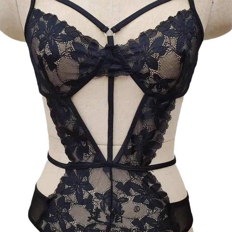 Black Sexy Lace Sexy Suit Sexy Lingerie – product view 6