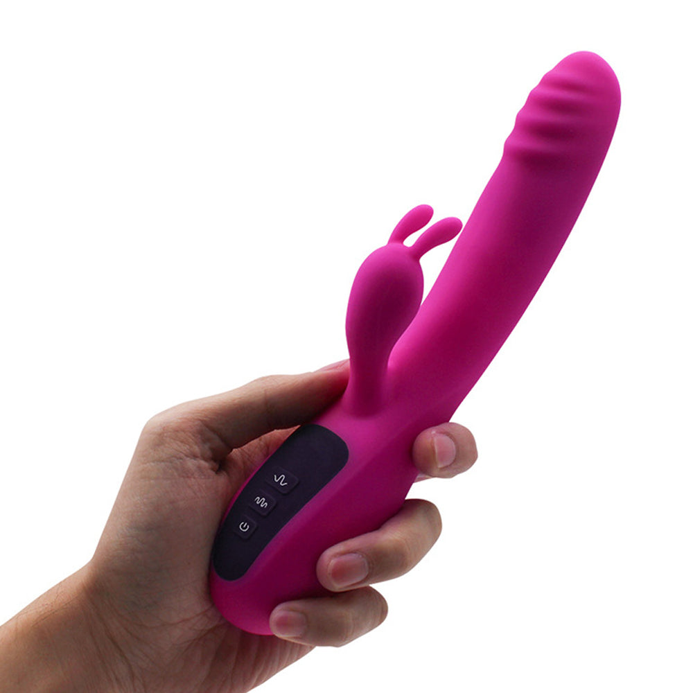 16-Mode Rabbit Vibrator| Waterproof Silicone Vibrating Dildos – product view 10