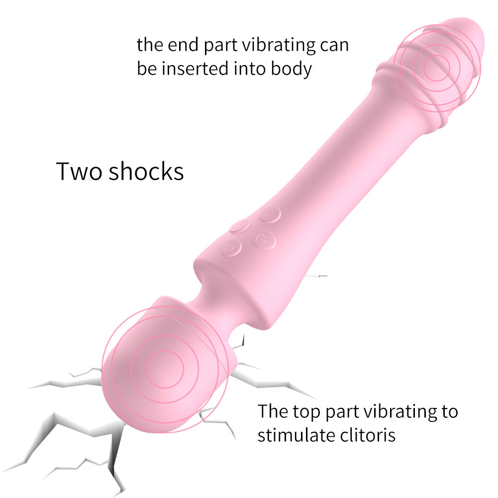 7 Frequency Thread New Magic Wand Silicone G-spot Vibrator – product view 3