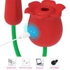 Rose Vibrator Stamen Vibrating Suction Clitoral Massage Vibrating Egg – product view 3
