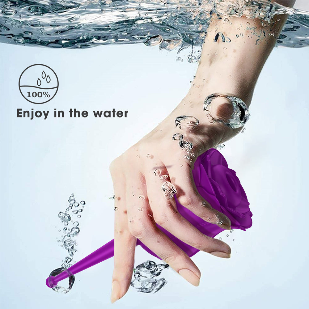 Rose Vibrater | Rose Suction Vibrator Female Masturbator – product view 15
