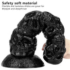 12.3 Inch Skull Giant Butt Plug Huge Dildo – product view 2