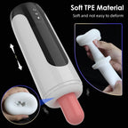 TurboVortex 7 Vibrating Telescoping Voice Male Masturbation Cup with Thrust Rotation Heating Function for Blowjob Toy — product image 5