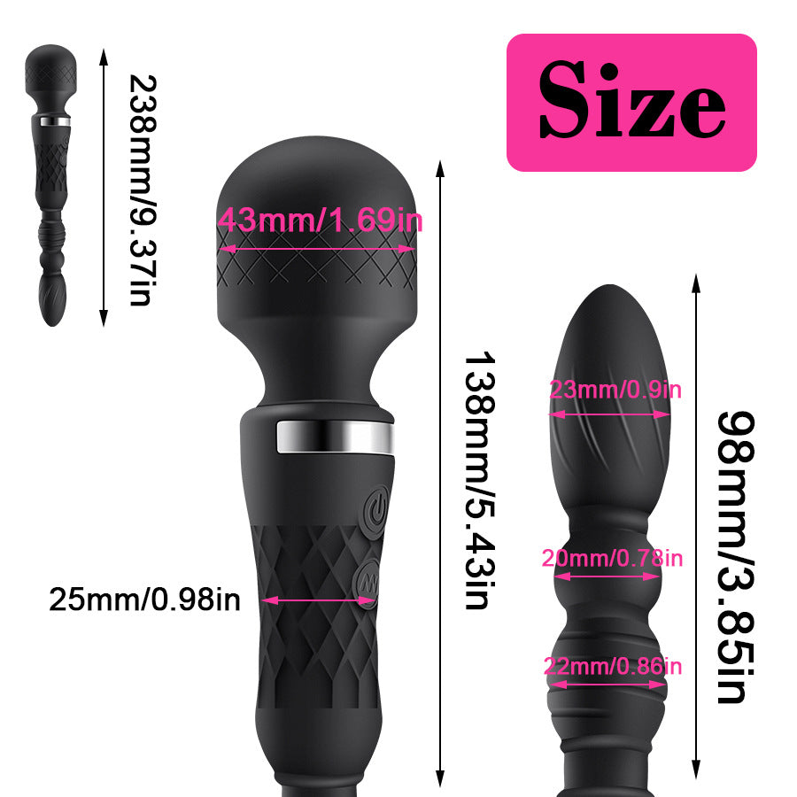 10 Frequency Double Vibrating Masturbation Butt Plug – product view 8