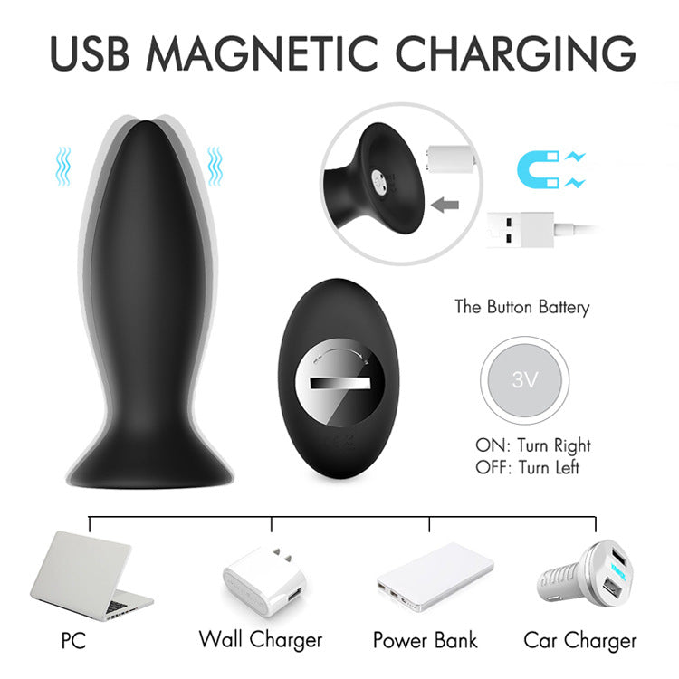 9 Vibrations Butt Plug Vibrator – product view 4