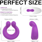 Silicone Vibrating Massage Penis Ring – product view 12