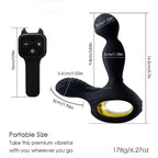 10 Frequency Vibration 5 Rotating Butt Plug – product view 4