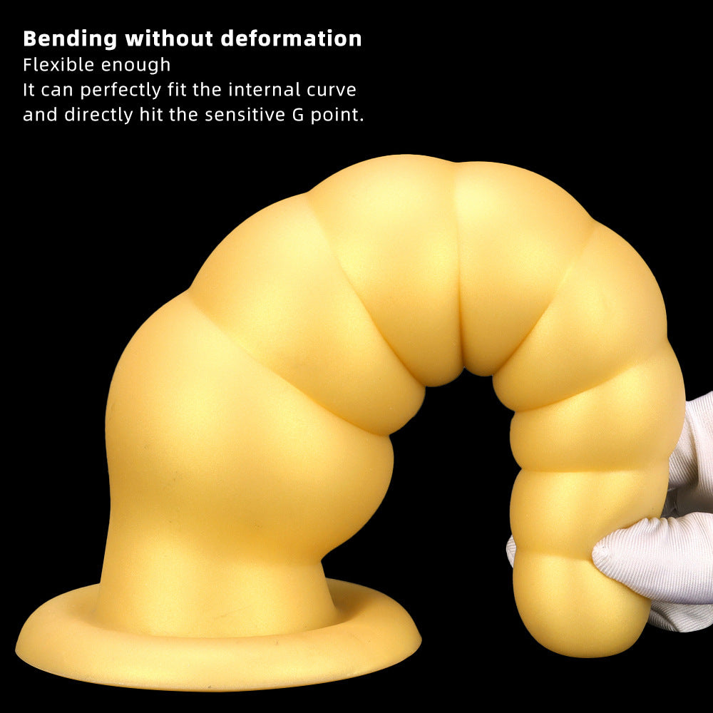 Silicone Tip Extra Large Anal Plug Suction Cup Anus Dildo – product view 3