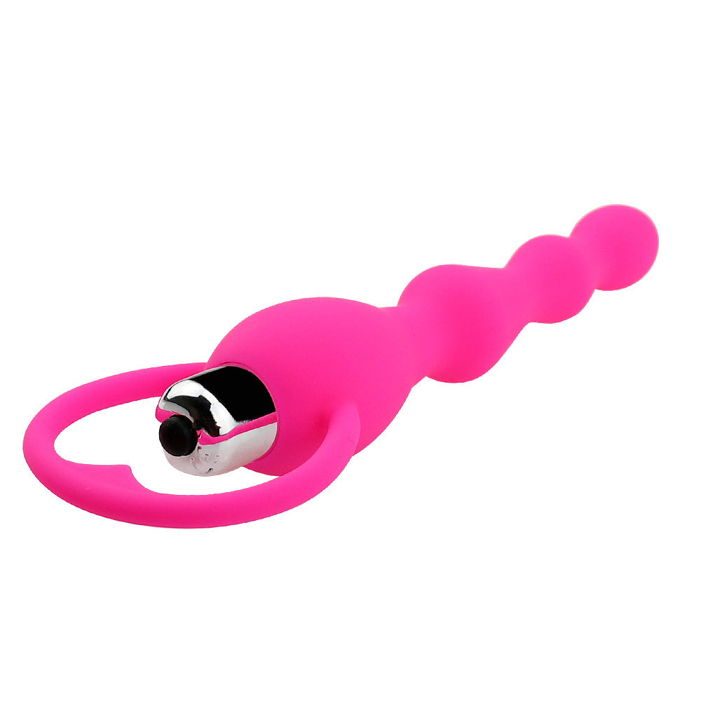 Electric Vibrating Anal Beads | Long Butt Plug | Prostate Dildo – product view 3