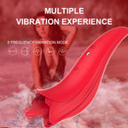 Rose Shaped Vibrating Tongue 5 Frequency Massage Rose Vibrator – product view 7