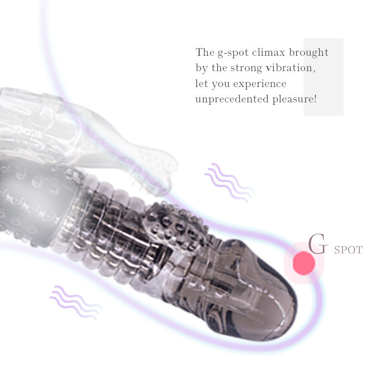 Telescoping Dildo - Allovers Dildo Rotatable Thrusting Vibrator – product view 4