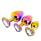 Metal Butt Plug - Anal Toying Colored Stainless Steel Metal Butt Plug – product view 8