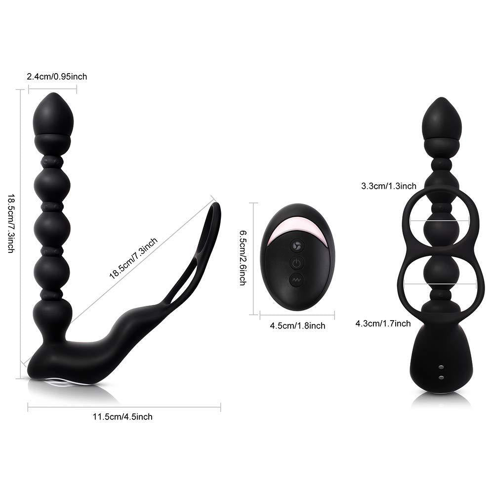 Back Court Sierra Beads 10 Frequency Anal Plug – product view 6