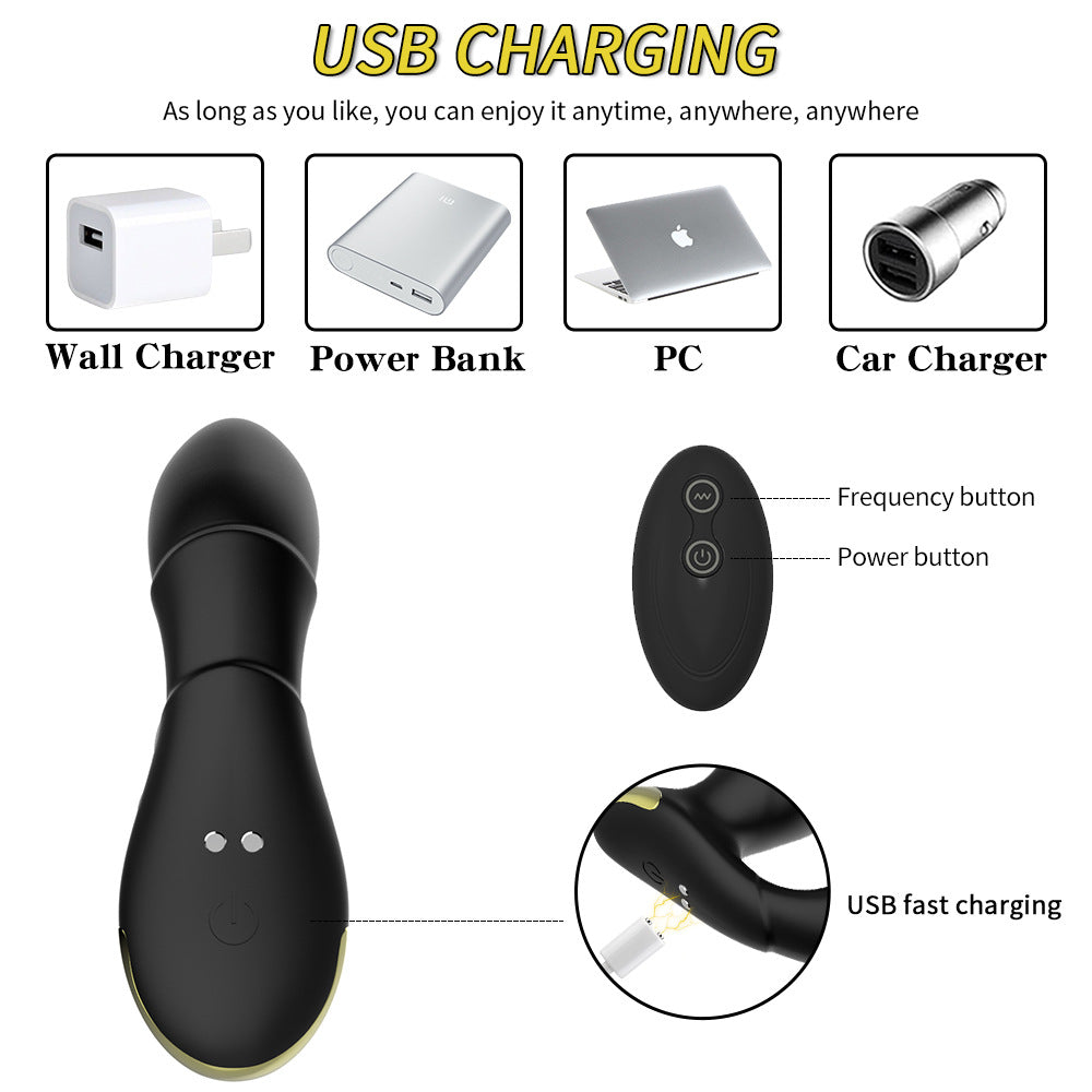 2026 Telescopic Prostate Massager Wireless Remote Control Anal Plug – product view 6