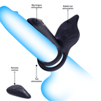 Vibrating Ring - Dual Motor Dual Vibration Cock Vibrator – product view 3