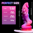 Colorful Fluorescent Luminous Realistic Dildos, Stimulates G-Spot, Dildo Plug Women and Men – product view 5