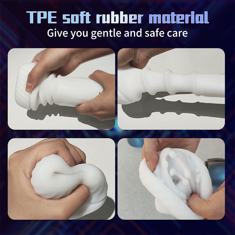 5 Frequency Telescopic Vibration Male Penis Exercise Male Stroker – product view 6