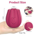 Rose Suction Vibrator for Women Clitoral Nipples with Sucking – product view 5