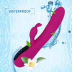 16-Mode Rabbit Vibrator| Waterproof Silicone Vibrating Dildos – product view 3