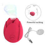 Rose Vibrator 10 Gears Sucking Waterproof Magnetic Charging – product view 6