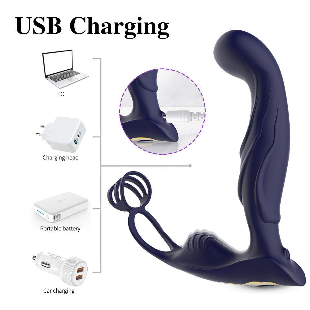 Prostate Massager Remote Control Male Masturbator Anal Plug Trainer – product view 4