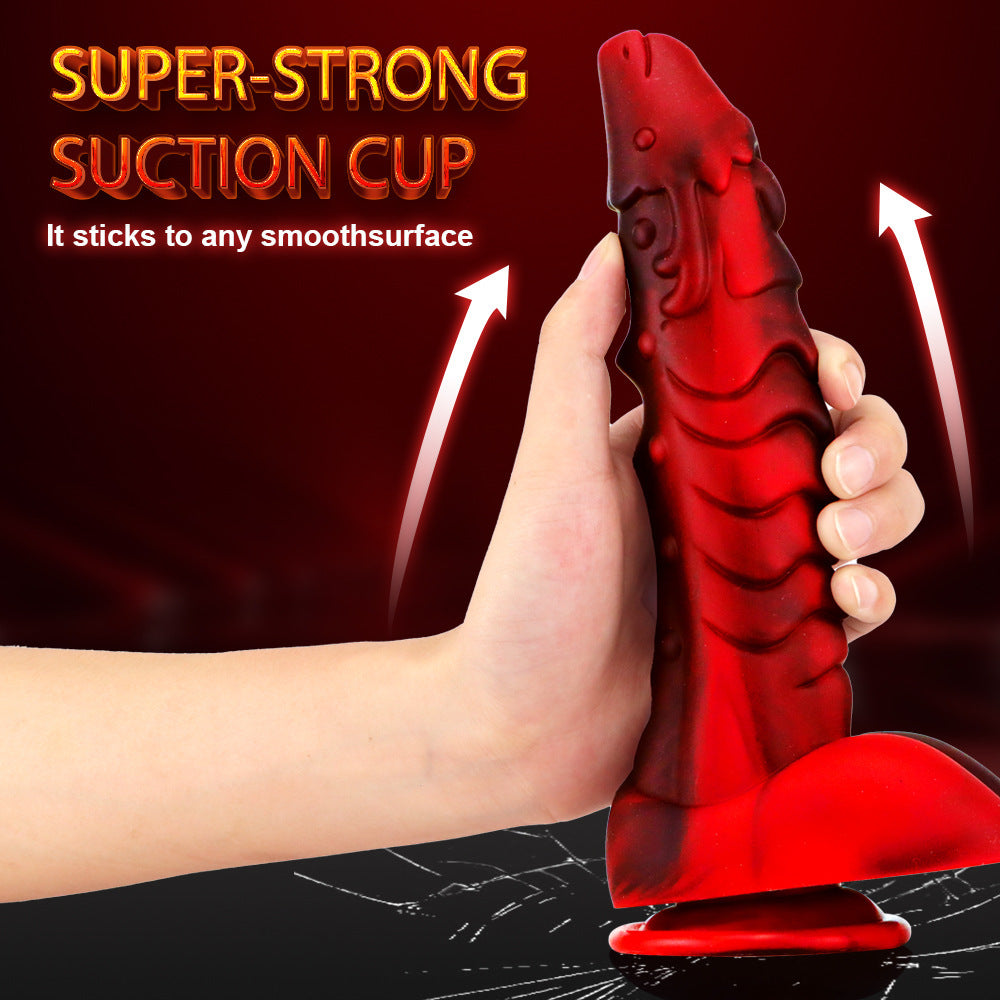 Faucet Soft Silicone Mixed Color Artificial Dildo – product view 2