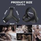 Uxol Vibration Penis Delay Lock Ring – product view 3
