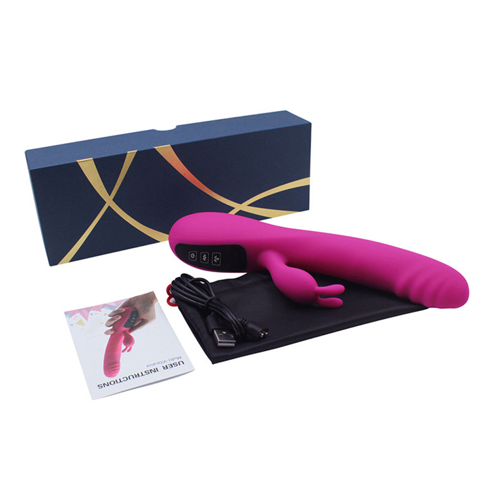 16-Mode Rabbit Vibrator| Waterproof Silicone Vibrating Dildos – product view 7