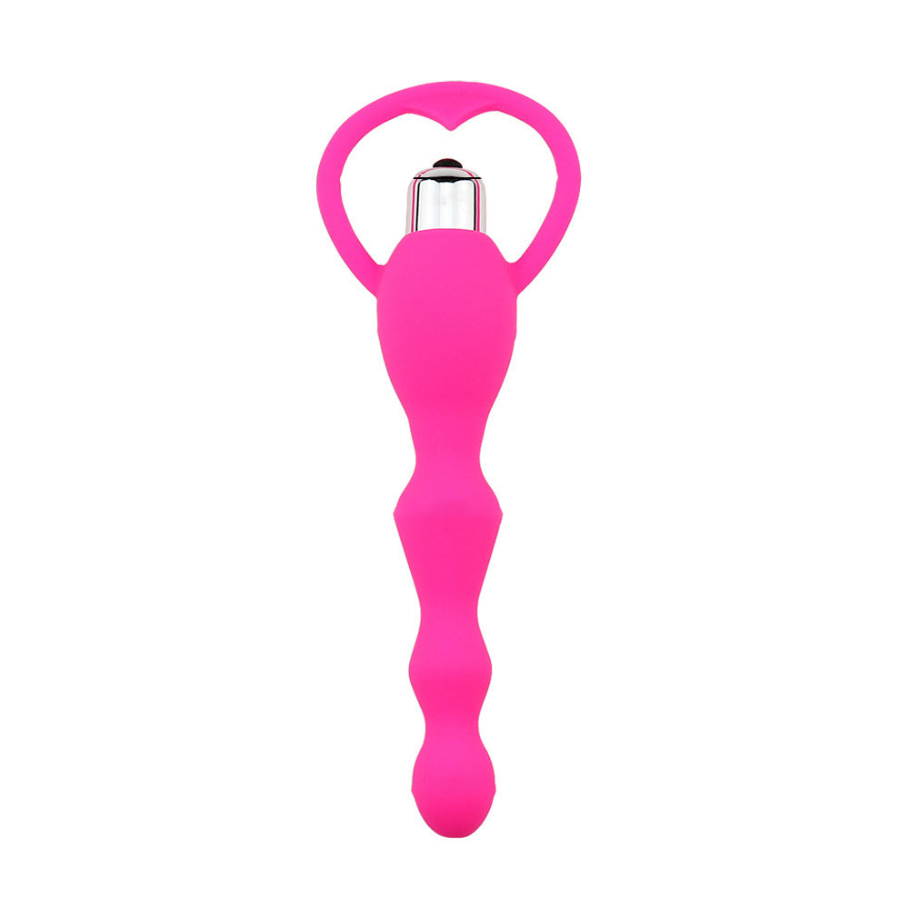 Electric Vibrating Anal Beads | Long Butt Plug | Prostate Dildo – product view 6