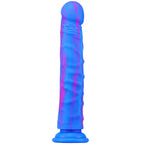 Blue Silicone Simulated Butt Plug Dildo – product view 7