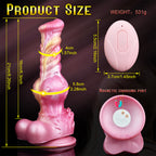 Telescopic Vibrating Penis Electric Anal Plug Dildo – product view 8
