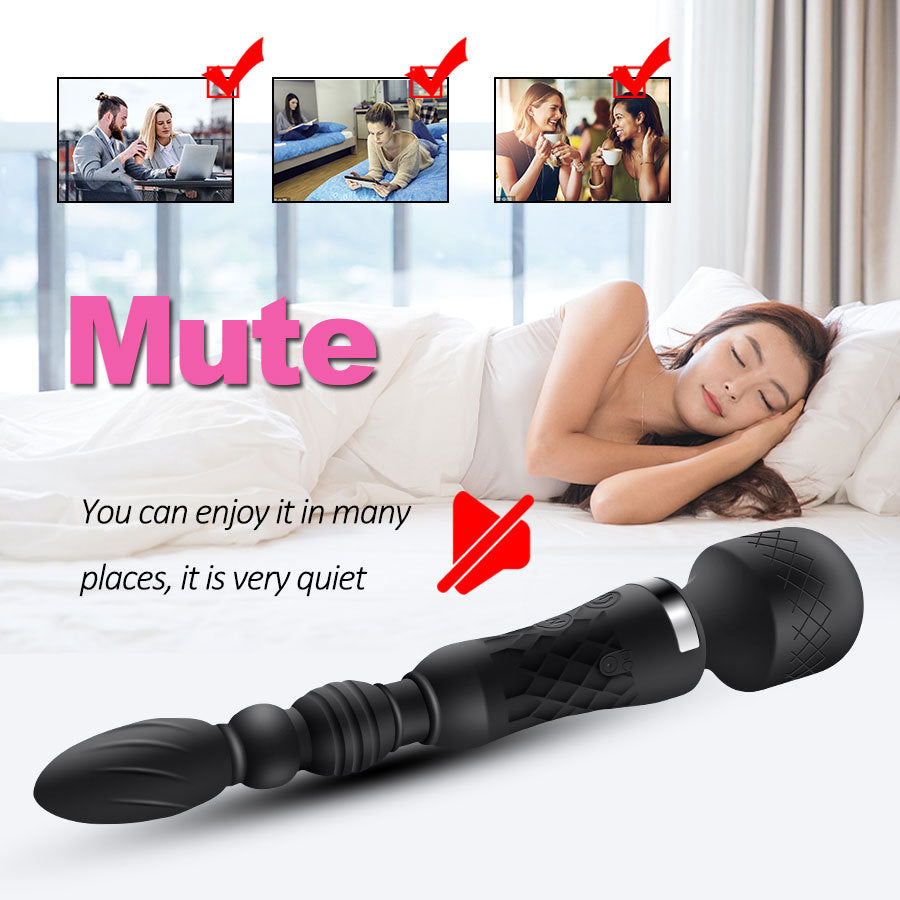 10 Frequency Double Vibrating Masturbation Butt Plug – product view 3