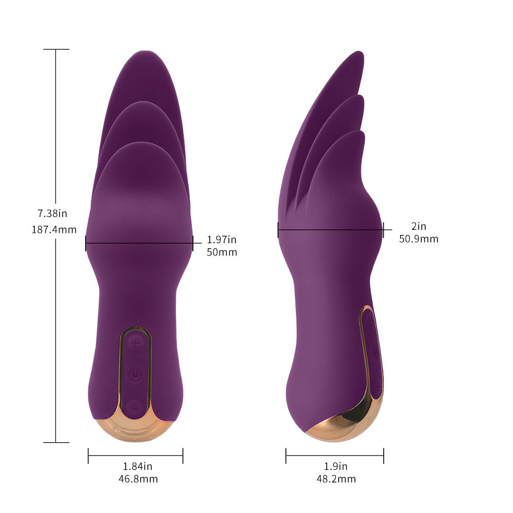 10 Frequency Nipple Vibrator Petal Flapping Clit Licking – product view 7