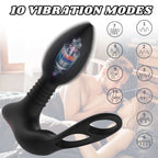 Prostate Massage 10 Frequency Vibrator Anal Plug – product view 9