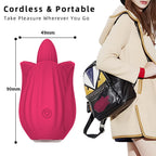 Vibrating Tongue Female Rose Vibrator Multifunctional Rose Toy – product view 4