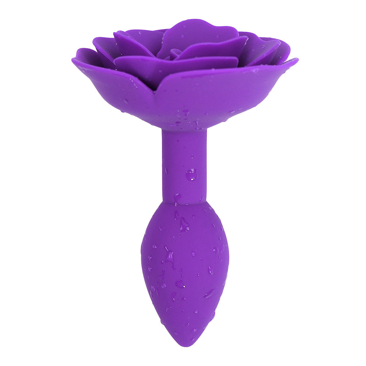 Rose Purple Butt Plug Training Anal Plug Backyard Sex Toys – product view 4