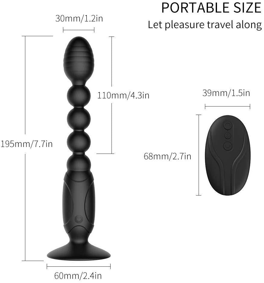 Massager Silicone Pull Bead Anal Plug – product view 3