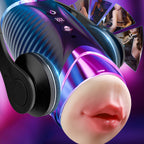 Double Head Male Stroker Intelligent Heating Sound Blowjob Toy – product view 6