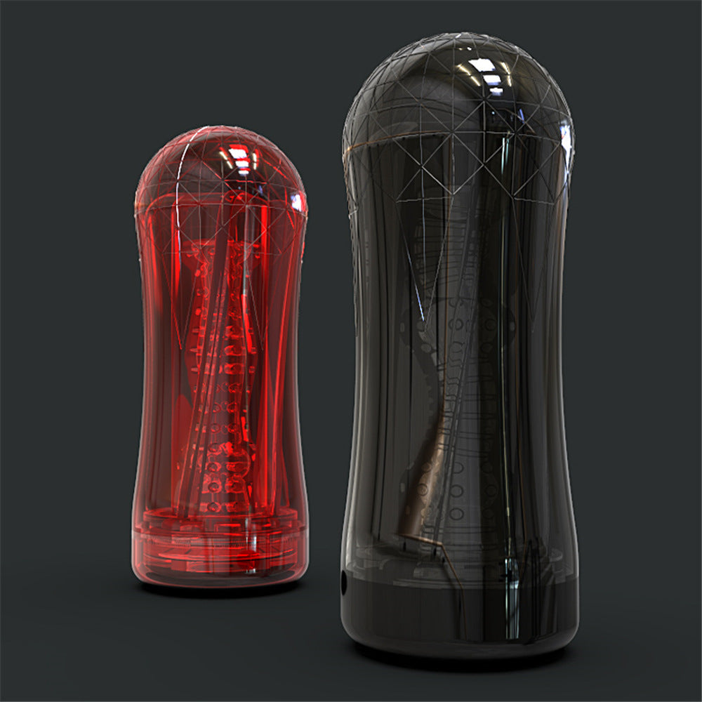 Red Eagle 10 Vibrations Air Pressure Sucking Electric Male Stroker Transparent Soft for Penis Stimulation – product view 11