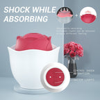 Sucking The Vibrator Tongue Licking Rose Vibrator – product view 3
