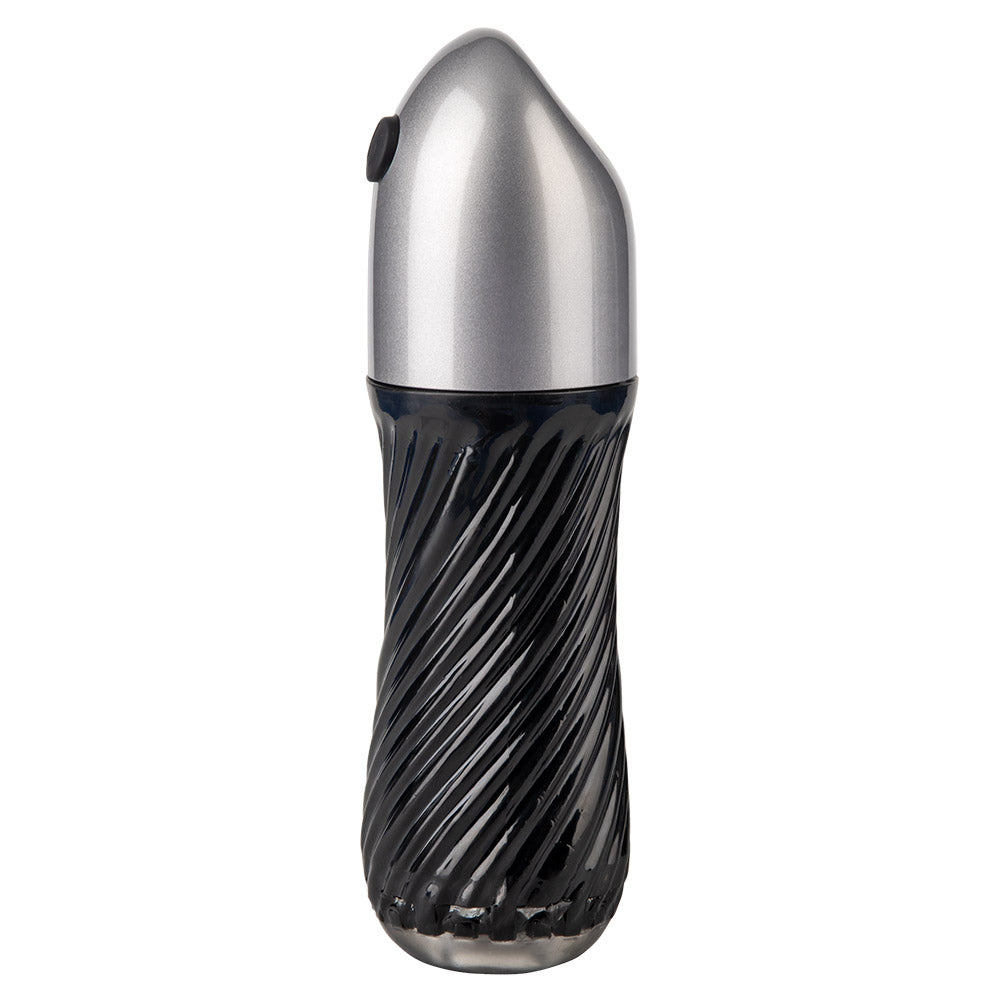 Black Cyclone 10 Vibration Sucking Masturbation Cup Retractable Simulation Touch Spiral Male Stroker – product view 7