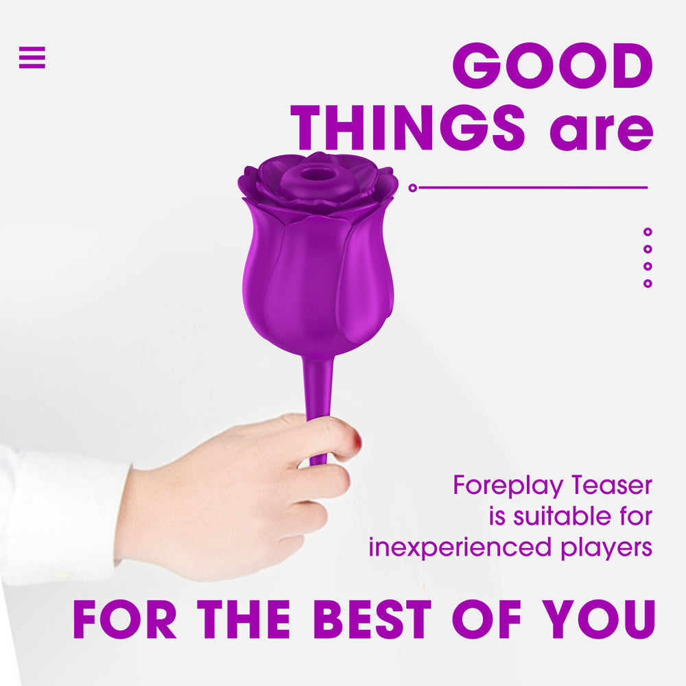 Rose Vibrater | Rose Suction Vibrator Female Masturbator – product view 17