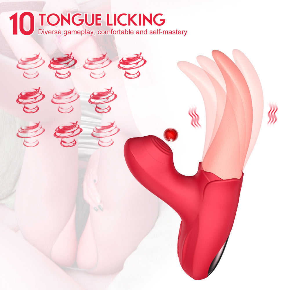 2 IN 1 Upgraded Flapping Tongue G-Spot Vibrator – product view 2