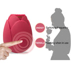 Rose Vibrator 10 Gears Sucking Waterproof Magnetic Charging – product view 5