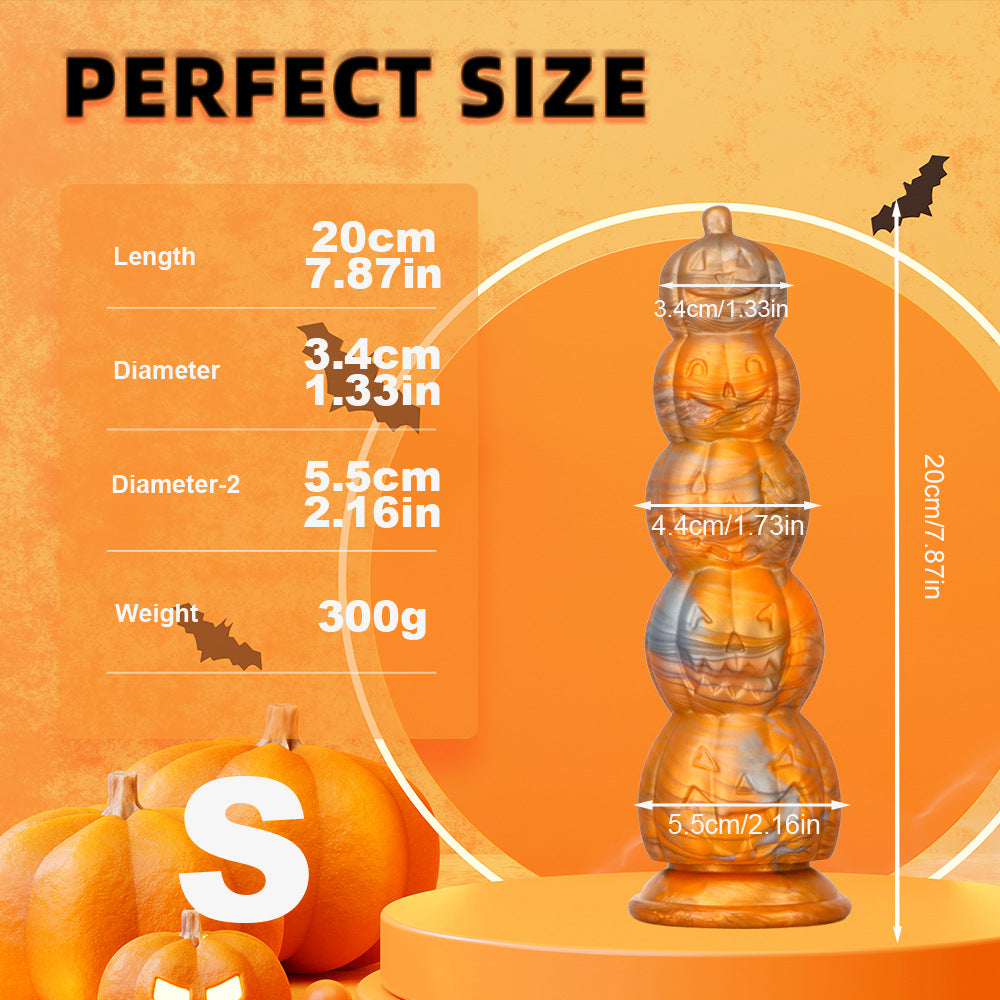 Halloween Pumpkin Head Skull Butt Plug – product view 4