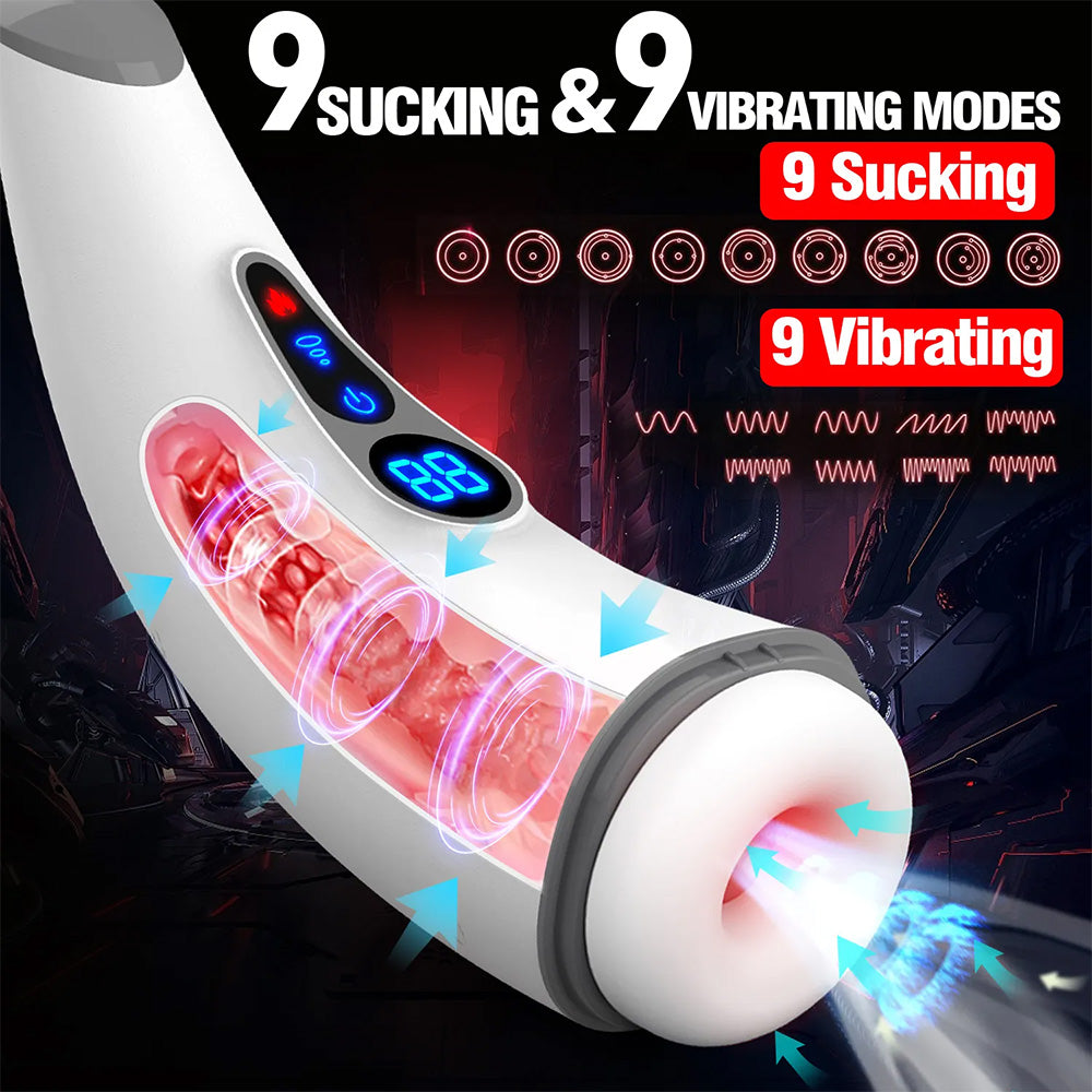 HGOD 007 Pro Suck LCD Heated Men's Aircraft Male Stroker — product image 2
