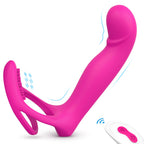 9 Frequency Silicone Vibrating Dildos with Vibrating Penis Ring – product view 9