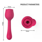 Rose Vibrator Female Masturbator Sucking Nipple Vibrator – product view 8